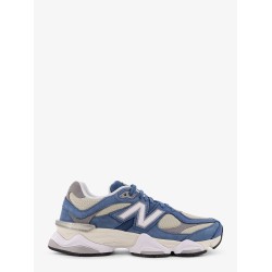 9060 mesh low-top sneakers with suede inserts
