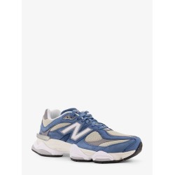 9060 mesh low-top sneakers with suede inserts