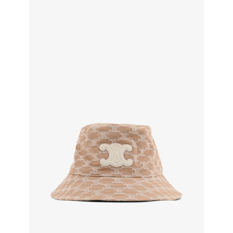 Cotton hat with Triomphe logo all-over