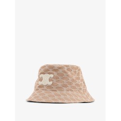 Cotton hat with Triomphe logo all-over