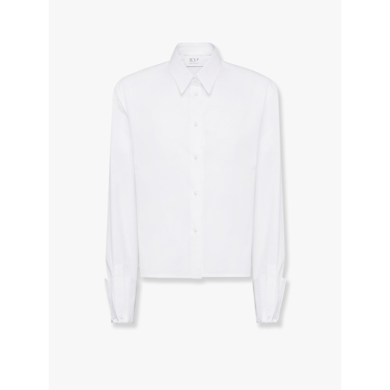 Tessa cotton shirt with maxi cuffs