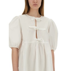 POPLIN MINI DRESS
