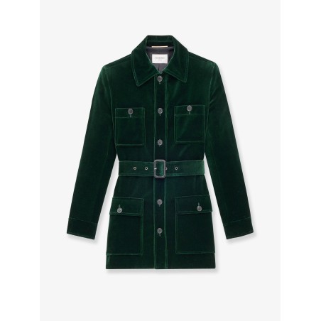 Sahariana velvet blazer