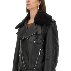 LEATHER BIKER JACKET