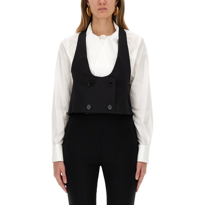 VEST WITH OPEN BACK