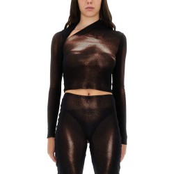 "BODY DUST" PRINT TOP
