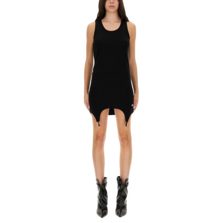 DRESS WITH GARTER DETAIL