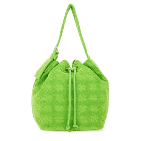 OVERSIZED "T MONOGRAM" BUCKET BAG