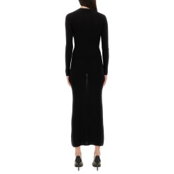 WOOL DRESS WITH BUTTONS