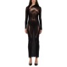 "BODY DUST" PRINT DRESS