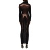 "BODY DUST" PRINT DRESS