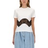 JERSEY T-SHIRT WITH LACE INSERT