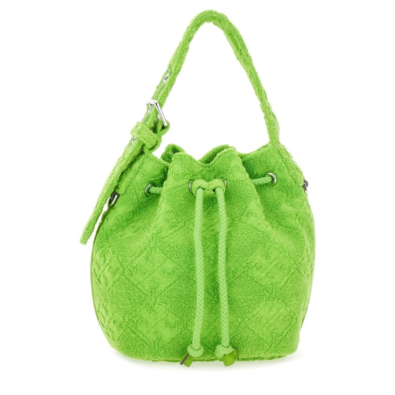 "T MONOGRAM" MINI BUCKET BAG