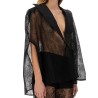 BLAZER-INSPIRED LACE CAPE