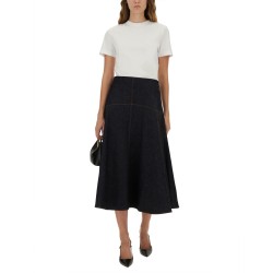 "DE-NÎMES TRIANGLE" DENIM SKIRT