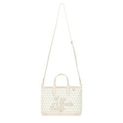 XS TOTE BAG WITH "I AM A PLASTIC BAG" PATTERN