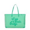 TOTE BAG WITH "I AM A PLASTIC BAG" PATTERN