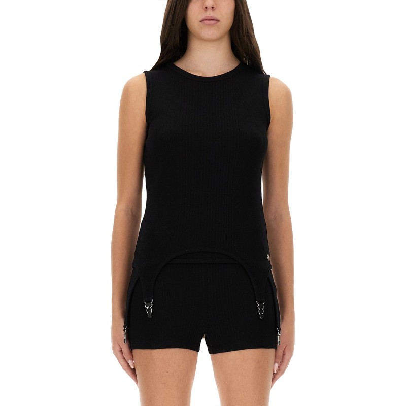 TOP WITH GARTER DETAIL