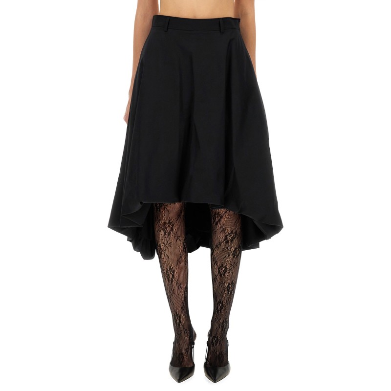 COTTON POPLIN SKIRT