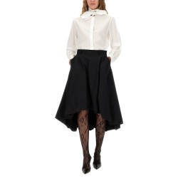 COTTON POPLIN SKIRT