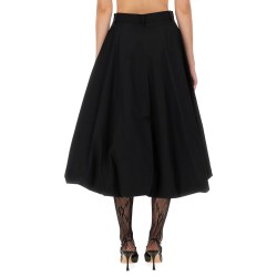 COTTON POPLIN SKIRT