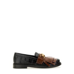 MOCCASIN WITH BANGS AND COIN
