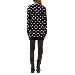POLKA DOT DRESS WITH LOGO