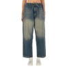 COTTON DENIM PANTS