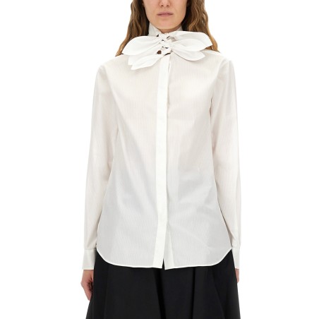 COTTON POPLIN JACQUARD SHIRT