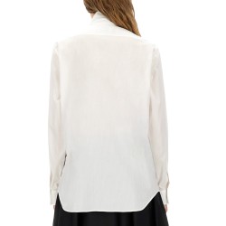 COTTON POPLIN JACQUARD SHIRT
