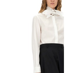 COTTON POPLIN JACQUARD SHIRT