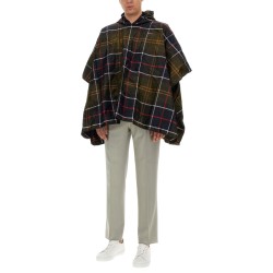 PONCHO CON MOTIVO TARTAN