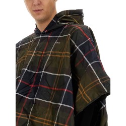 PONCHO CON MOTIVO TARTAN