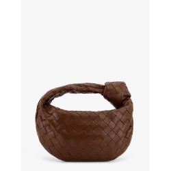 Mini Jodie leather handbag with Intrecciato motif