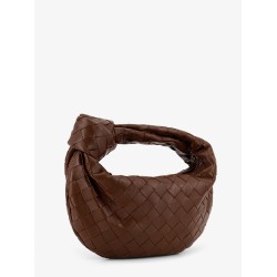 Mini Jodie leather handbag with Intrecciato motif