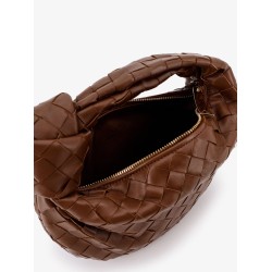 Mini Jodie leather handbag with Intrecciato motif