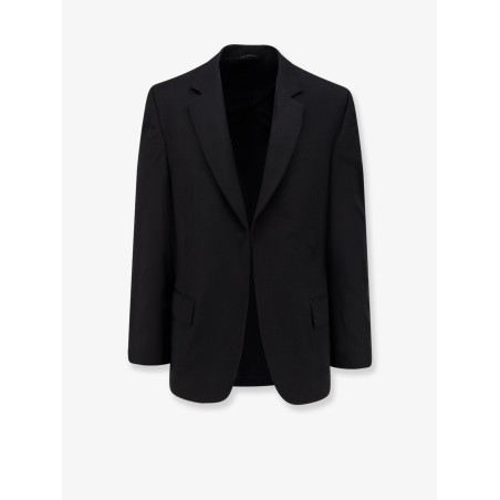 Wool blazer with modal insert