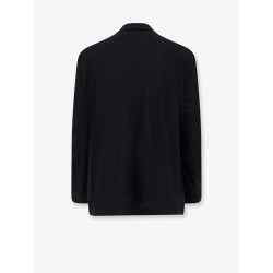 Wool blazer with modal insert