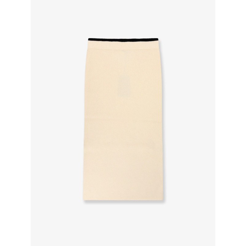 Wool blend skirt