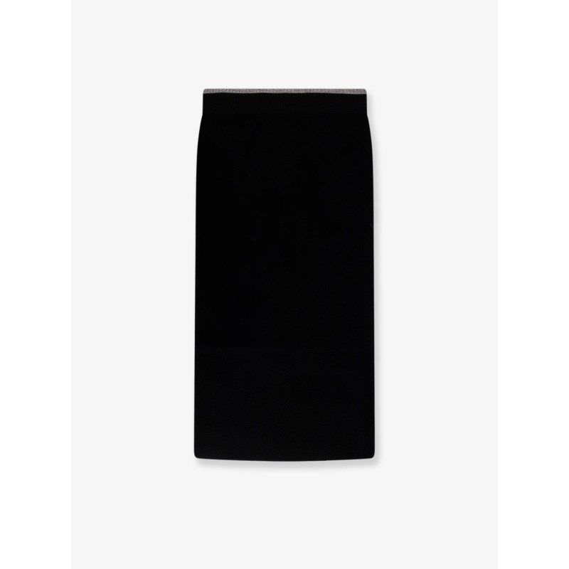 Wool blend skirt