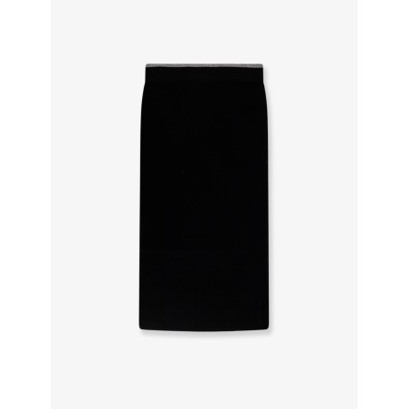 Wool blend skirt
