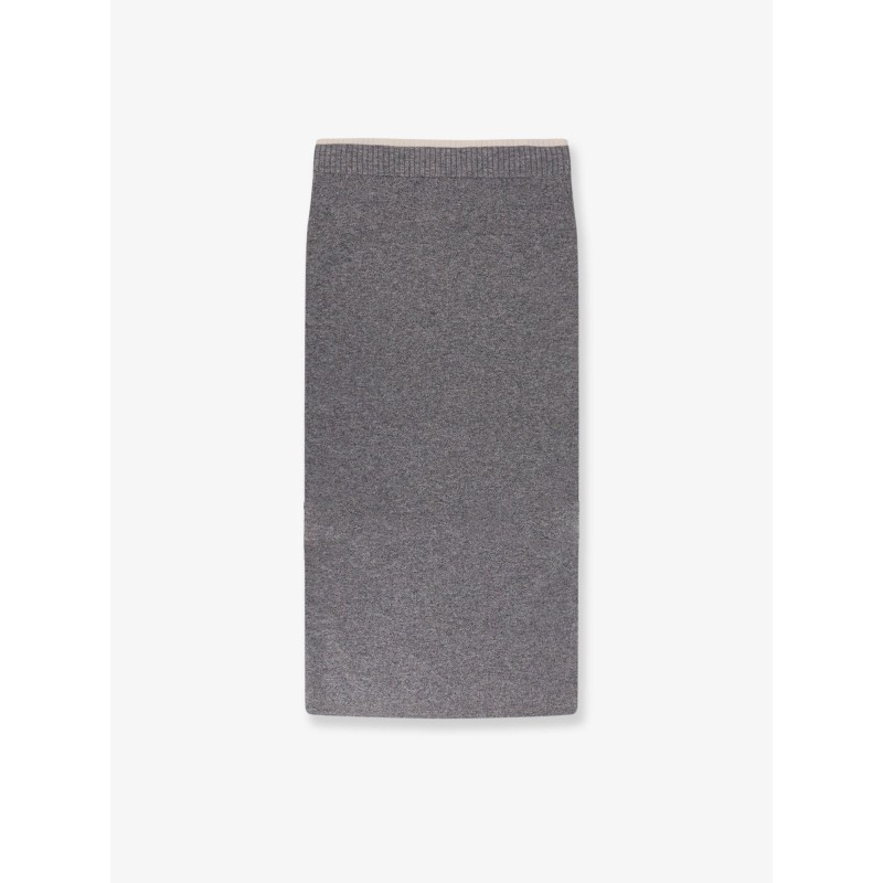 Wool blend skirt