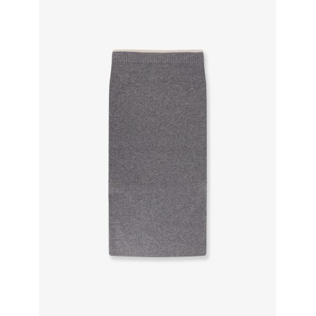 Wool blend skirt