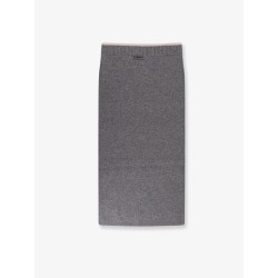 Wool blend skirt