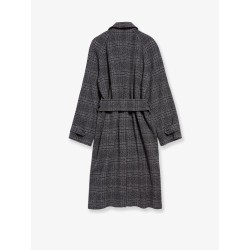 One Layer raglan wool coat