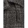 One Layer raglan wool coat