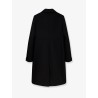 Double-breasted wool coat