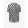 Reversible wool sweater with GG motif