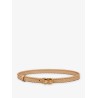 Saddle leather belt