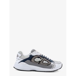 B30 Count low-top leather and mesh sneakers